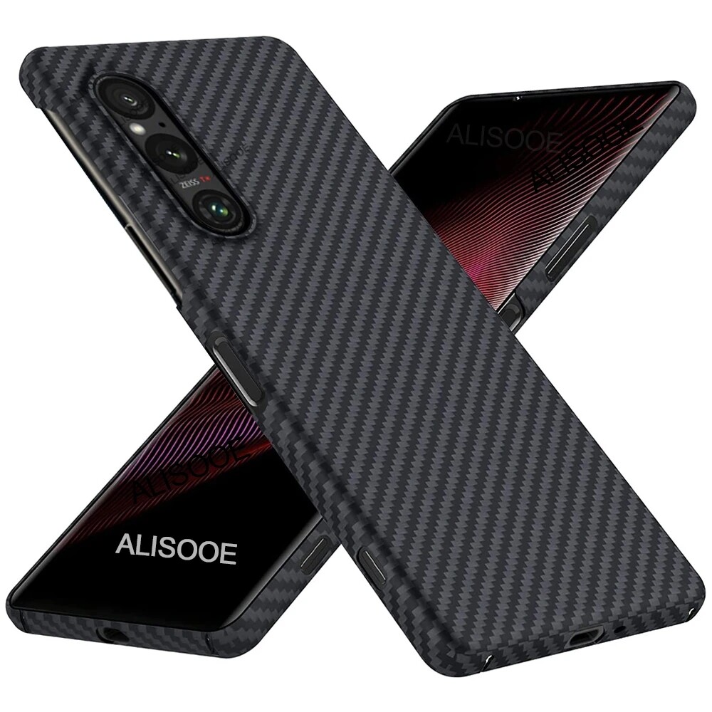 Original Aramid Carbon Fiber Protective Case Cover for Sony Xperia