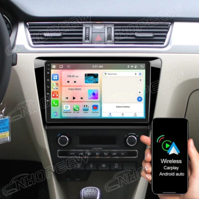 NHOPEEW 8Core 4+64GB Für Skoda Rapid Spaceback 2012-2020 Android Apple Carplay Autoradio