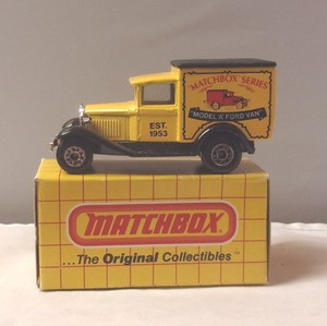matchbox series model a ford van