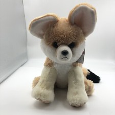Aurora World Destination Nation FENNEC FOX Tan White Fur Soft Stuffed Plush