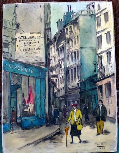 1952 PARIS LINKE BANK OIL ~ ECKE RUES GALANDE & STE JULIEN LE POVRE (?) ~ MABET FOSS - Bild 3 von 12