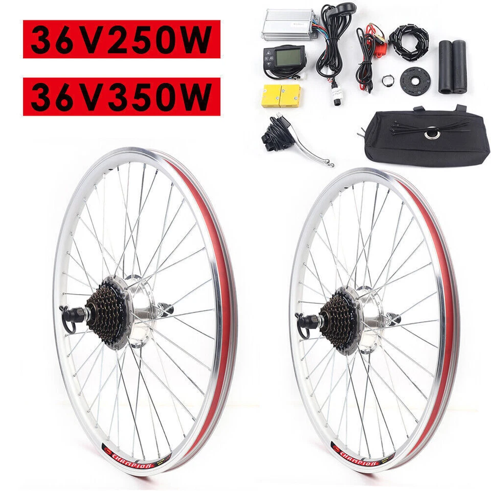 26" 28" Elektro-Fahrrad Ebike Umbausatz SET 36V 250W 350W E-Bike Conversion Kit - Bild 2 von 4