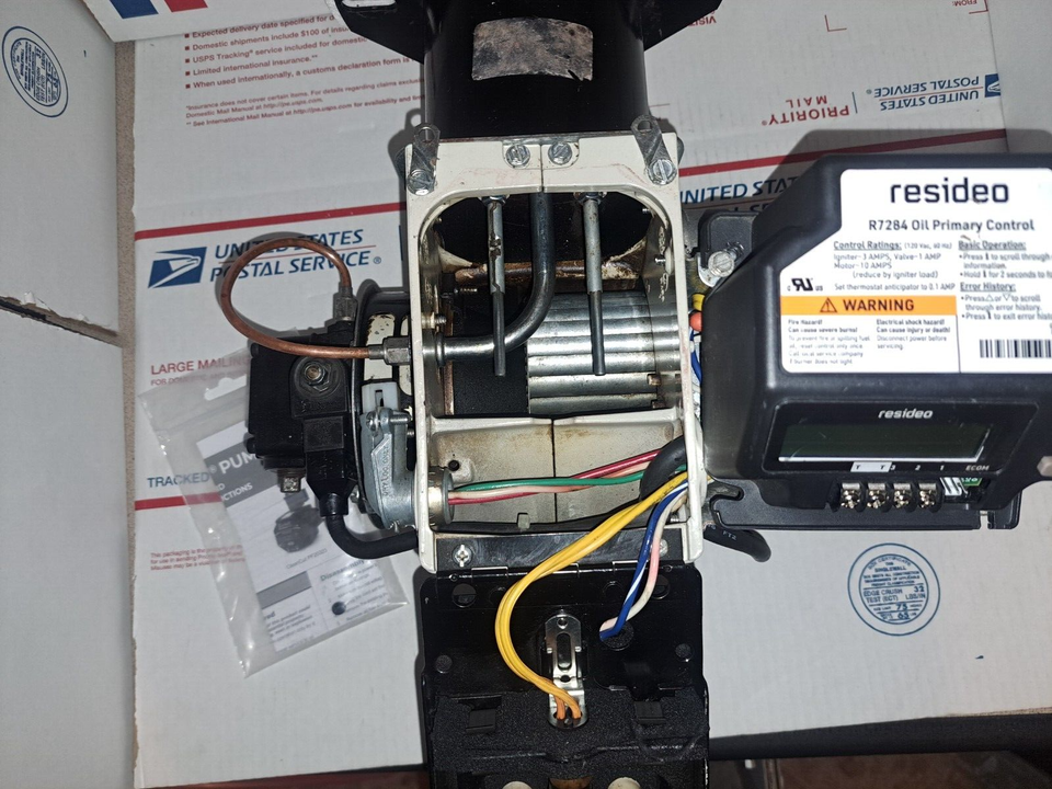 BECKETT OIL BURNER UNIT MODEL AF AFG - Slant/Fin Boiler Furnace Liberty ...