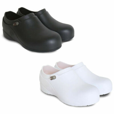 STICO unisex anti-slip shoes with toecap chef shoes clog safety shoes NEC-10A