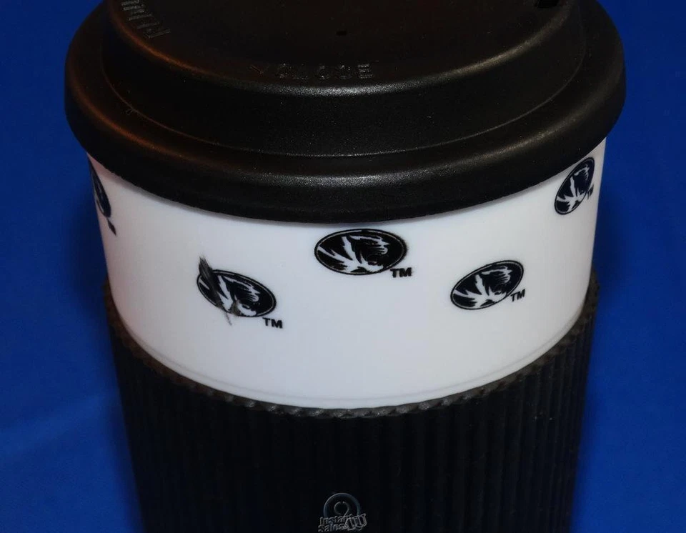 Taza de viaje vaso de plástico Missouri Tigers 16 OZ taza de café fría/caliente tapa giratoria Foto 3 de 3