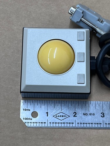 Retro/Vintage Wired 3-Button Ball Track Mouse RS-232 / DB9 - Picture 3 of 9