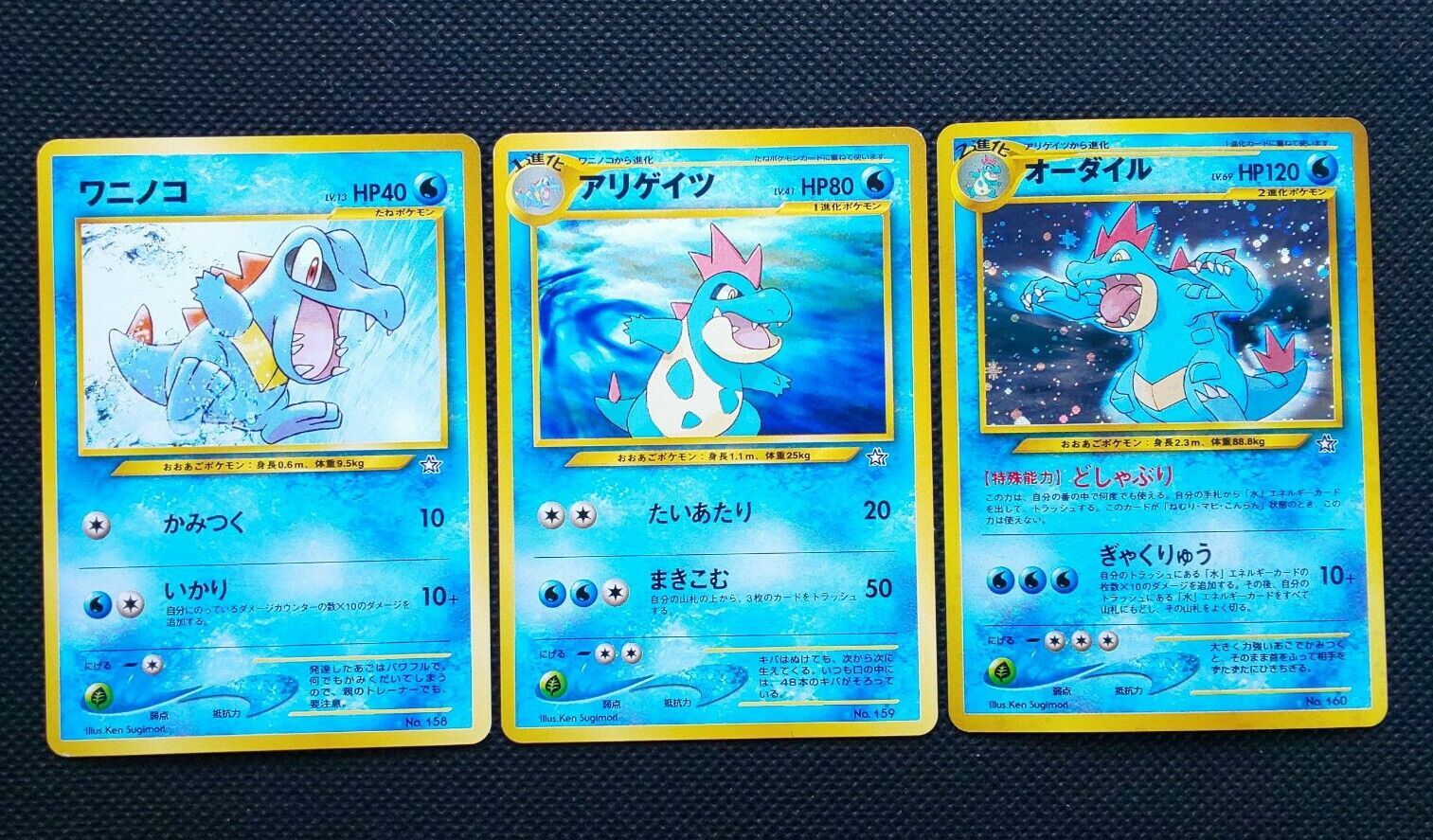 Kit Com 2 Cartas Pokémon Japonês - Ekans - Feraligatr