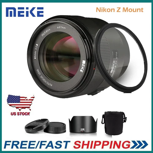 Meike 85mm F1.8 AF STM Full Frame Lens for Nikon Z Mount Cameras Z50 Z6 Z7 Z9 Z5