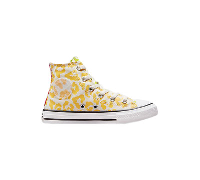 Converse Leoparddruck Spannfutter Taylor All Star Junior Schuhe Egret/Kinetic UK10-5,5