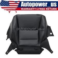 For 2013-2017 Honda Accord Passenger Bottom Leather Seat Cover Black Perforated