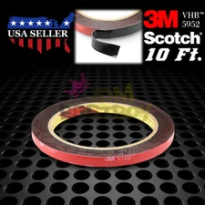 Genuine 3M VHB #5952 Double-Sided Mounting Foam Tape Automotive Car 8mm x 10FT