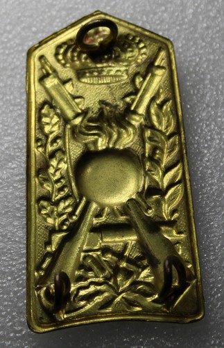 * ITALY INFANTRY OFFICER SHOULDER BOARD WORLD WAR TWO LUGS INTACT METAL #FEB07 - Picture 3 of 6