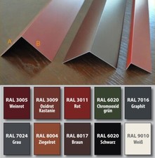 1m Winkelblech Kantblech Kante Blechwinkel pulverbeschichtetes 0,5mm