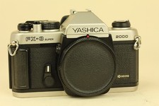 Rare Yashica FX-3 Super 2000 Silver 35mm SLR Film Camera