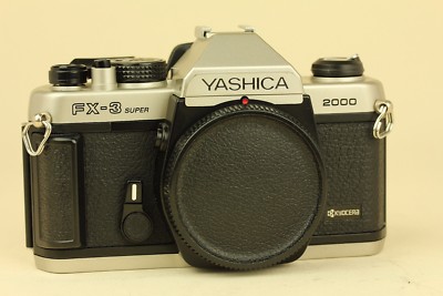 YASHICA FX-3 Super 2000 一眼レフカメラ Rare Yashica FX-3 Super 2000 Silver 35mm SLR Film Camera | eBay