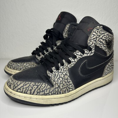 Size 9 - Jordan 1 Retro High Black Elephant 2016 Un Supreme Air