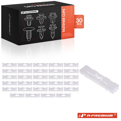 A-Premium 30Pcs Nylon Roof Rail Moulding Clips Retainer for VW Jetta Passat Audi