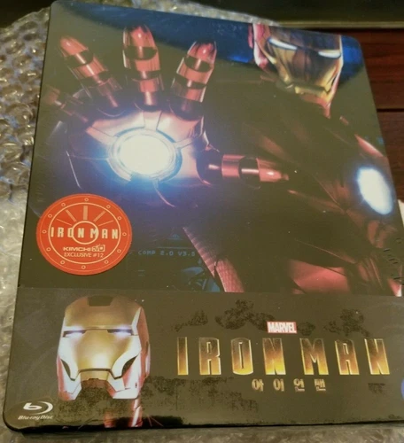IRON MAN STEELBOOK [RARE/OOP/Blu-ray+Bonus Blu-ray] KimchiDVD #221/700