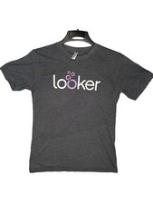 Looker Data Analyst VTG 90’s Single Stitch Tee Made in USA Sz S Rare light *see