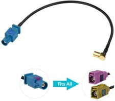 Fakra Z Male to SMB Plug Cable for Sirius XM SXV100/200/300 Satellite Antenna