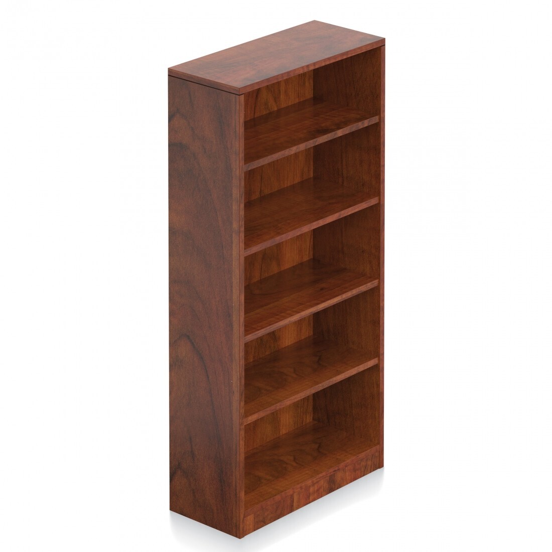 Offices To GO OTG 71"h Bookcase w 4 Adjustable Shelves ADC Dark Cherry Laminate