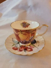 TEA CUP & SAUCER FINE BONE CHINA CROWN TRENT CHINA LIMITED MADE IN ENGLAND