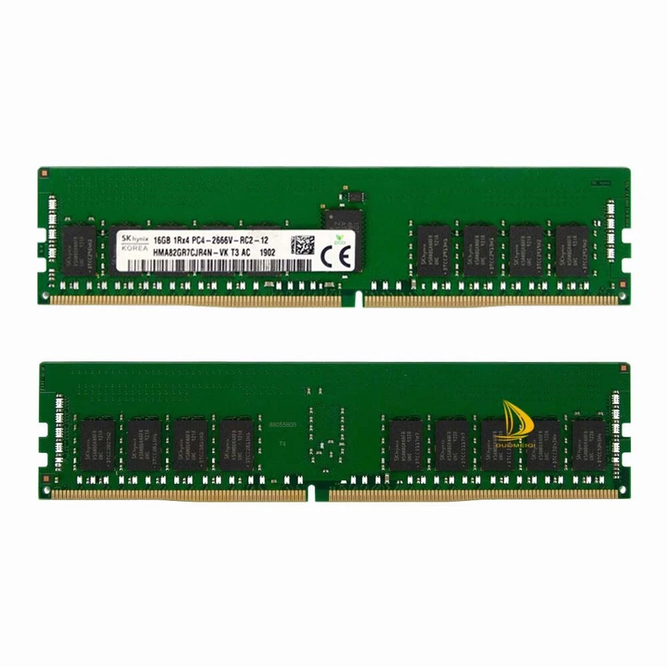 SK Hynix 16GB 1Rx4 PC4-2666V DDR4 2666Mhz 288Pin DIMM ECC SERVER Memory RAM - Image 4 of 4