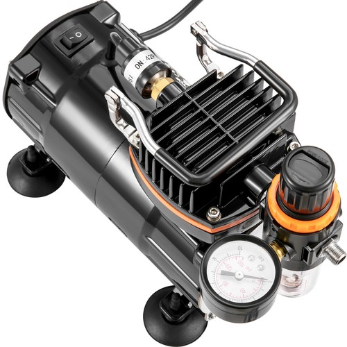 VEVOR Kit Compressore a Doppia Azione 18-23 L/min con 3 Aerografi 0,2/0,3/0,8 mm - Bild 8 von 11