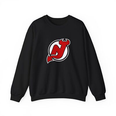 New Jersey Devils Hockey Crewneck Sweatshirt Casual Fan Apparel Xmas  Gift,