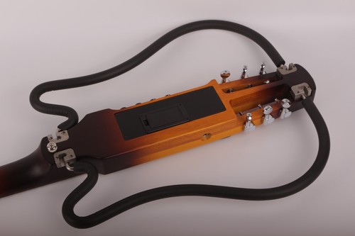 Elektrische akustische Reise tragbare Gitarre eingebauter Effekt Delay Hall Kopfhörer - Bild 7 von 16