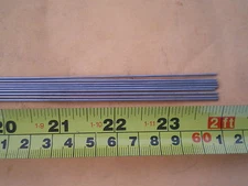 75 STAINLESS STEEL STRAIGHT LURE SHAFT WIRE FORM 0.045 X 24" (INCHES LONG)