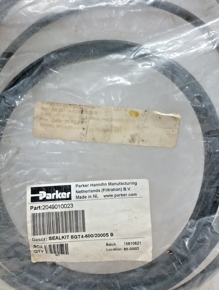 Parker 2049010023 Seal Kit BGT4-600/2000S B Parker 2049010023 - Photo 3/4