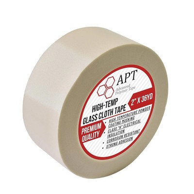 APT Glass Cloth Electrical Tape, High Temperature Masking Tape, 260°C. UL Listed