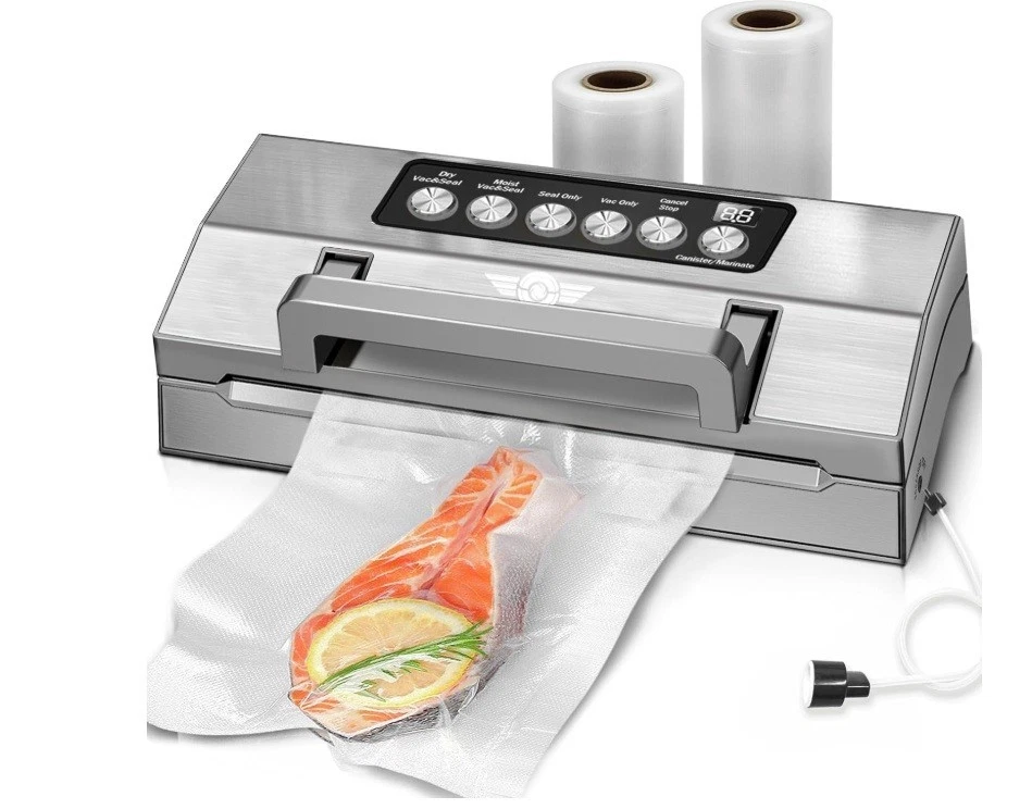 Precision Food Vacuum Sealer Machine, POWOT Fully Automatic Vacuum Sealing Syste