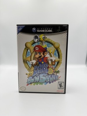 Super Mario Sunshine, CIB Black Label 2002, Nintendo GameCube, Good Condition!