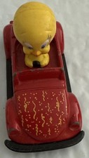 ERTL Volkswagon Beetle Tweety Bird VW Vintage Looney Tunes Red Made In USA