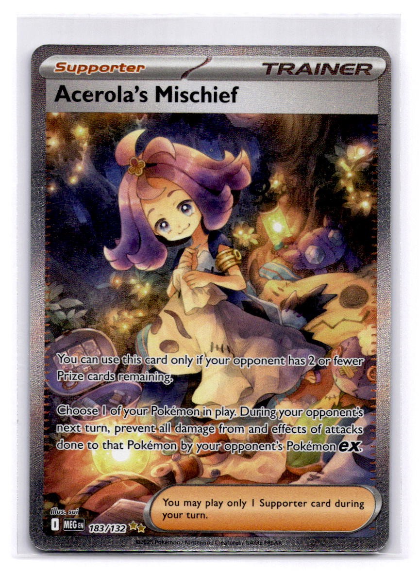 Acerola's Mischief Special Illustration Rare ME01: Mega Evolution 183/132 LP-NM