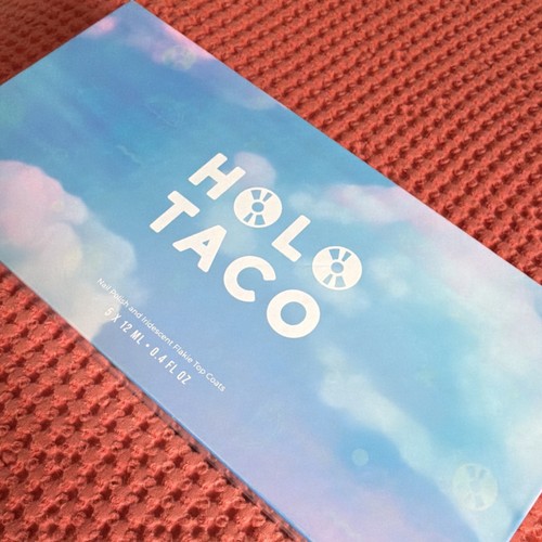Holo Taco Unicorn Dream Collection Empty Cosmetics Case Multicolor Cardboard