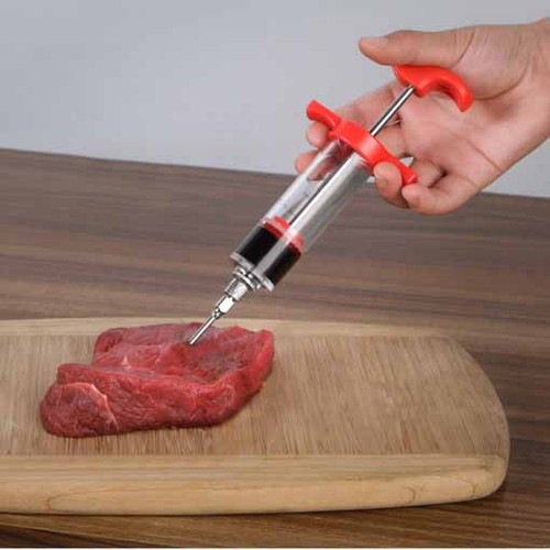 1-6pcs Seasoning Food Injector barbecue 50ml BBQ Marinade Syringe steak Turkey - Picture 7 of 13