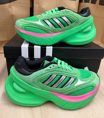 SIZE 10 MENS / 11 WOMENS - NEW adidas Adizero Goukana Lime Green Black JR1664