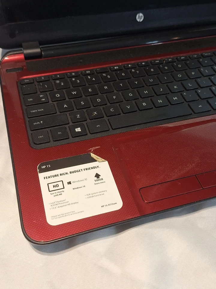 HP Laptop Notebook 15 F272WM für Teile Reparatur - Bild 2 von 4