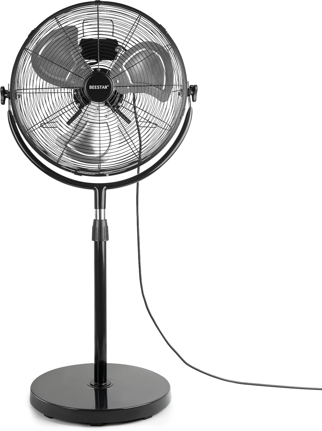 20 Inch Heavy Duty High Velocity Pedestal Fan,Industrial Standing Fan with Adjus