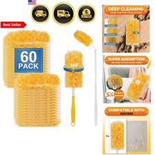 Heavy Duty Duster Refills Microfiber Dusting Kit for Furniture Ceiling Fan