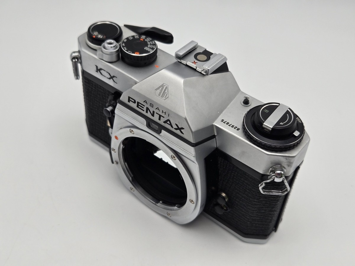 N.MINT] Pentax KX Silver Film Camera + SMC PENTAX 55mm F1.8 From