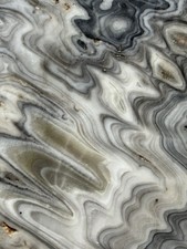 ZEBRA CALCITE SLAB - 6.94oz Lapidary Onyx Unpolished Crystal Rough Rock Mineral