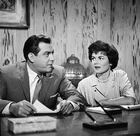 Raymond Burr as Perry Mason Barbara Hale as Della Street on The Ca- Old Photo 2