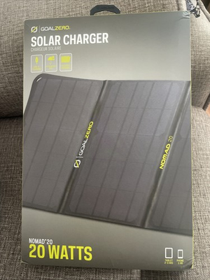 #ad Goal Zero Nomad 20 20W Foldable Solar Panel Charger Black 11910 $79.99