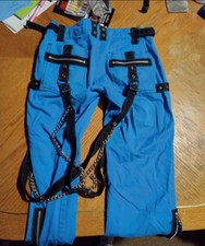 RARE Vintage Tripp NYC Pants, Black and blue, size S