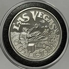 Las Vegas Gun Club Nevada Rare Collector Coin 1 Troy Oz .999 Fine Silver Round