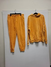 No Boundaries Velour Set Womens Large Hoodie Joggers Loungewear Oversized Fit